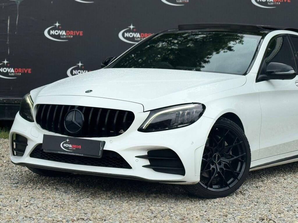 Mercedes-Benz C Class 2.0 C220d Amg Line Premium Plus G-tronic Euro 6 AU19ZGM White #3