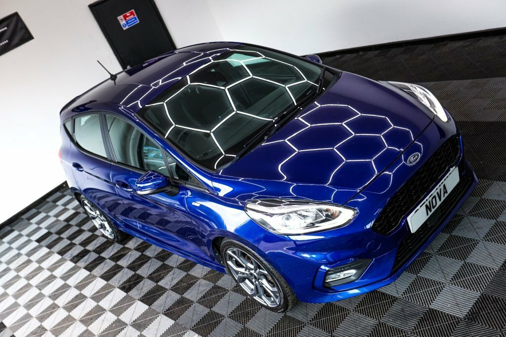 Ford Fiesta 1L St-line CE18NYX Blue #4