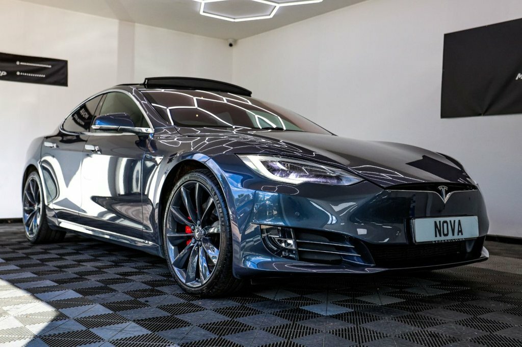 Tesla Model S Hatchback Grey #3