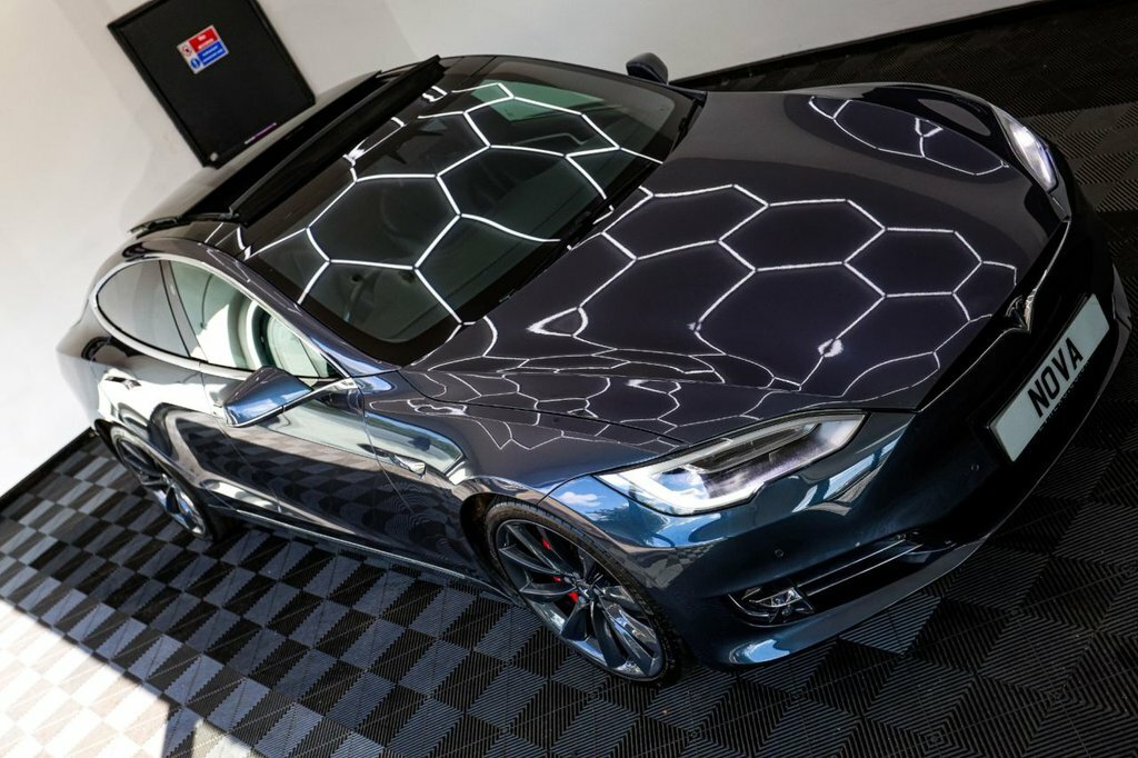 Tesla Model S Hatchback Grey #4