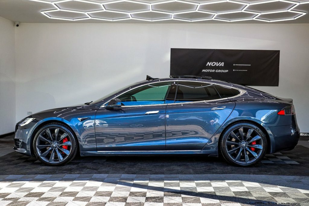 Tesla Model S Hatchback Grey #6