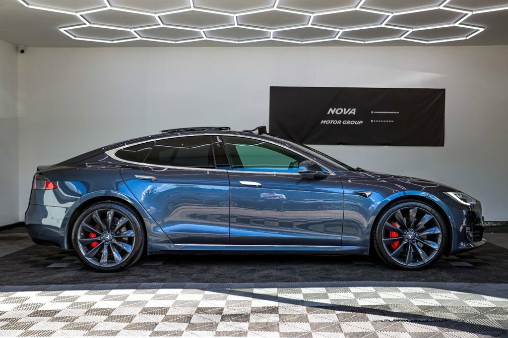 Tesla Model S Hatchback Grey #5