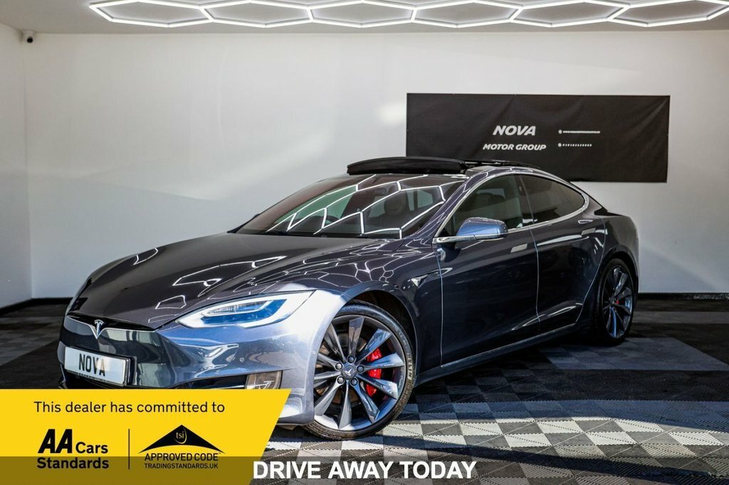 Tesla Model S Hatchback Grey