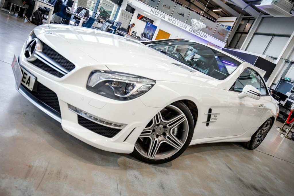 Mercedes-Benz SL Class 5.5L Amg White #5