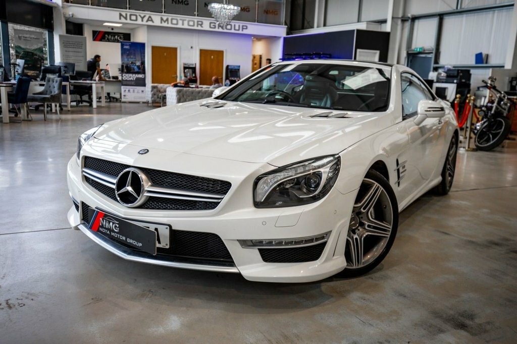 Mercedes-Benz SL Class 5.5L Amg White #4