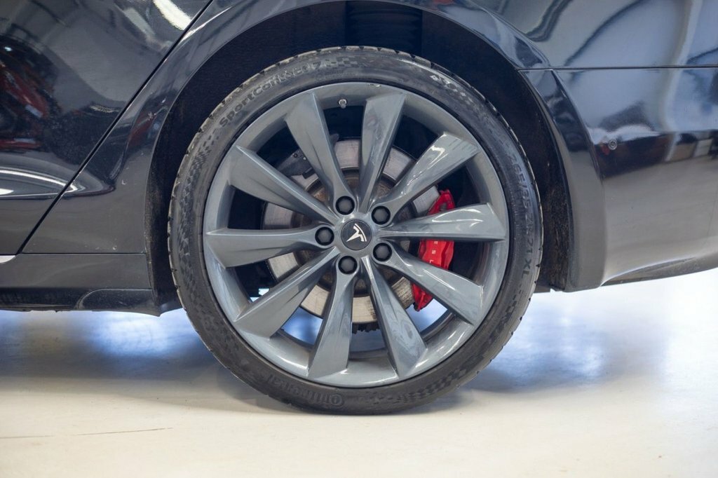Tesla Model S Hatchback Black #5