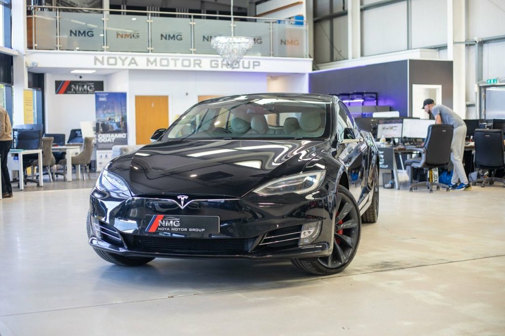Tesla Model S Hatchback Black #3