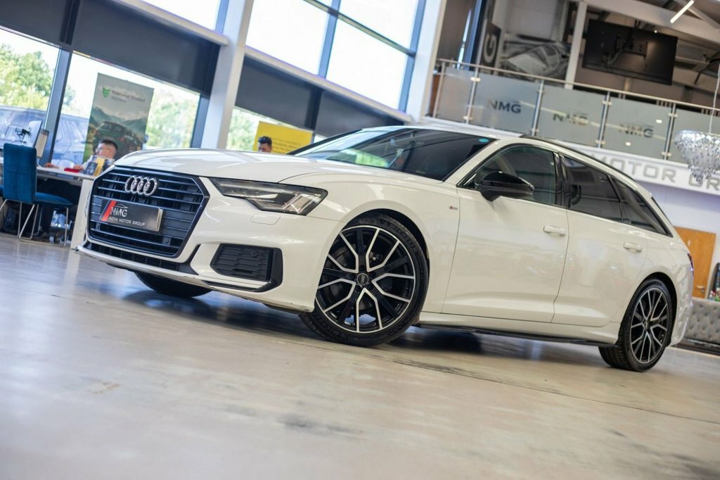 Audi A6 Avant 2L Black Edition MB19UEL White #4