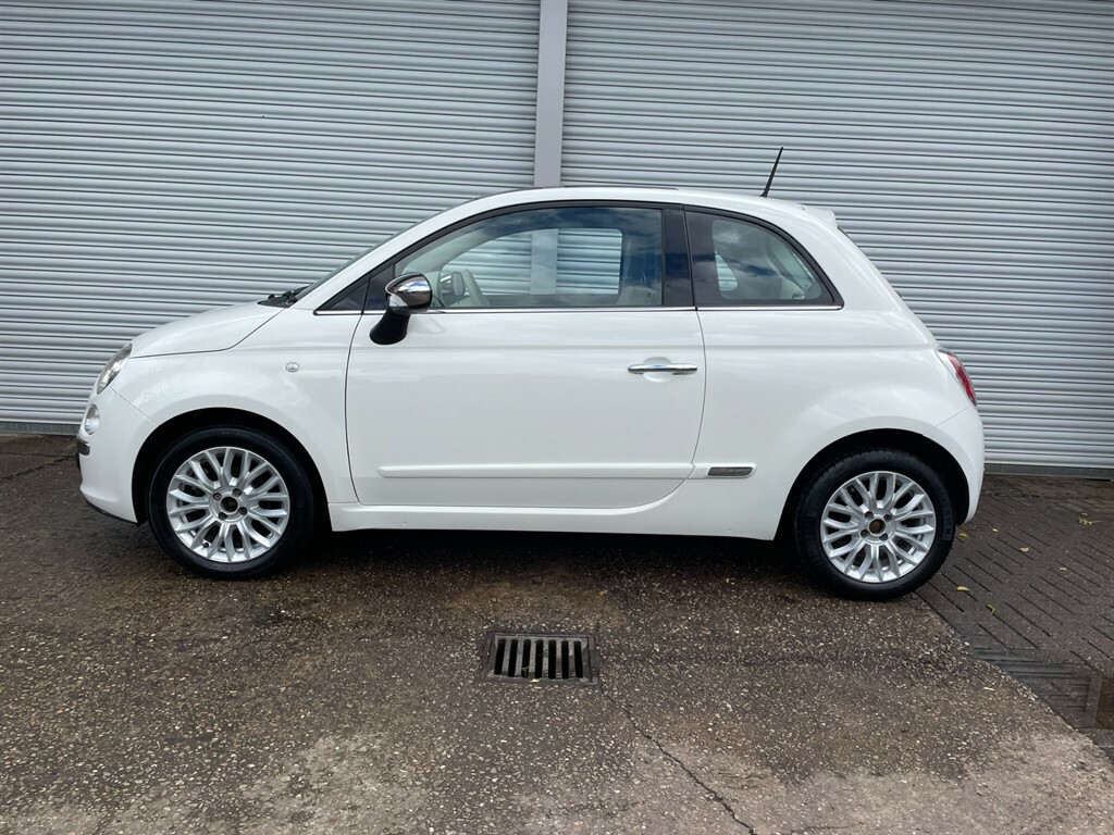 Fiat 500 Lounge White #3