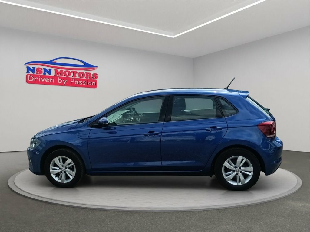 Volkswagen Polo 1.0 Tsi Se Hatchback Euro 6 Ss AE68YAD Blue #3