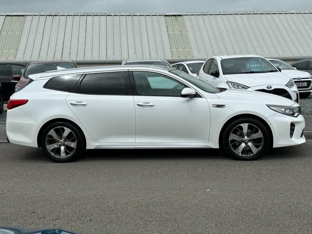 Kia Optima Crdi Gt-line S Sportswagon White #2