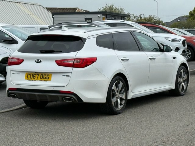 Kia Optima Crdi Gt-line S Sportswagon White #3