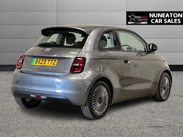 Fiat 500E 42Kwh Icon Hatchback 118 Ps BX23TTZ Grey #3