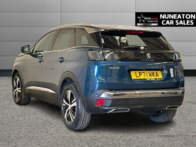 Peugeot 3008 1.2 Puretech Gt Suv Euro 6 Ss LP71WKA Blue #5