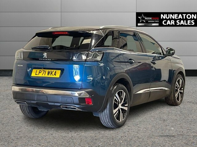 Peugeot 3008 1.2 Puretech Gt Suv Euro 6 Ss LP71WKA Blue #3
