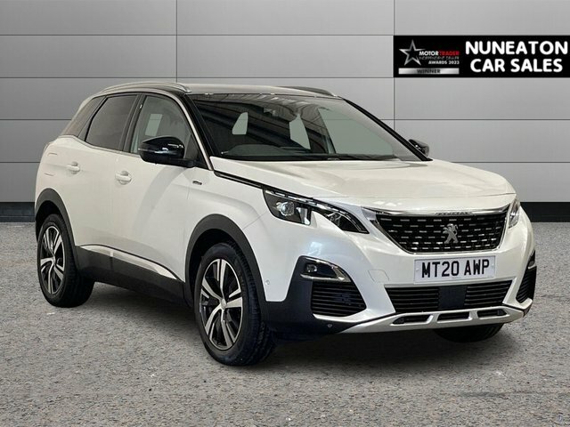 Peugeot 3008 1.2 Puretech Gpf Gt Line Suv Eat Euro 6 White