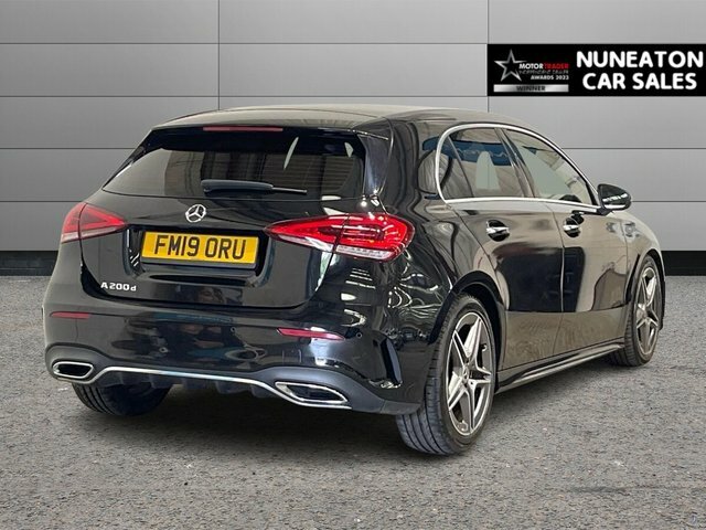 Mercedes-Benz A Class 2.0 A200d Amg Line Premium Hatchback FM19ORU Black #3