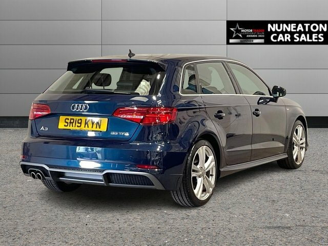 Audi A3 1.5 Tfsi Cod 35 S Line Sportback S Tron SR19KYN Blue #3
