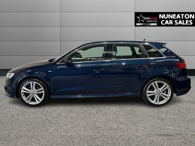 Audi A3 1.5 Tfsi Cod 35 S Line Sportback S Tron SR19KYN Blue #6