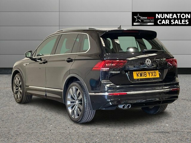 Volkswagen Tiguan 2.0 Tdi R-line Suv Euro 6 Ss KW18YXD Black #5