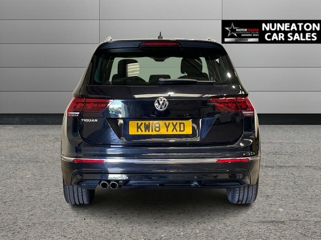 Volkswagen Tiguan 2.0 Tdi R-line Suv Euro 6 Ss KW18YXD Black #4
