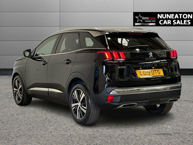 Peugeot 3008 1.2 Puretech Gt Line Suv Euro 6 LO19UTS Black #5
