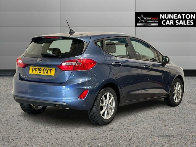 Ford Fiesta 1.0T Ecoboost Gpf Zetec Hatchback Manua PF19OXT Blue #3