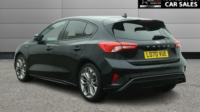 Ford Focus 1.0T Ecoboost St-line X Hatchback LO70VUE Black #5