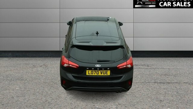 Ford Focus 1.0T Ecoboost St-line X Hatchback LO70VUE Black #4