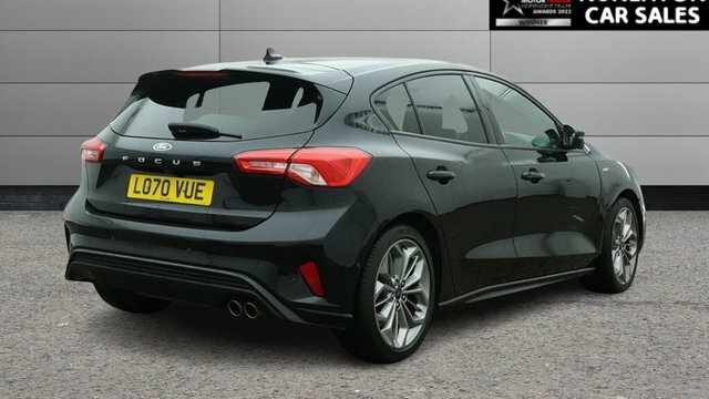 Ford Focus 1.0T Ecoboost St-line X Hatchback LO70VUE Black #3