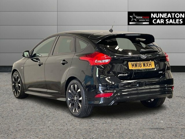 Ford Focus 1.0T Ecoboost St-line Hatchback MW18WXH Black #5
