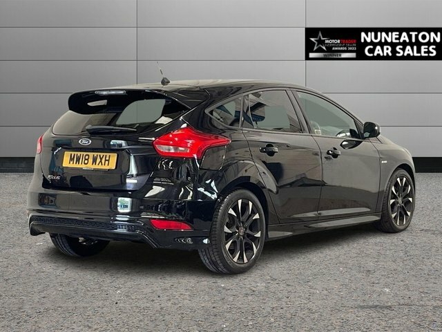 Ford Focus 1.0T Ecoboost St-line Hatchback MW18WXH Black #3
