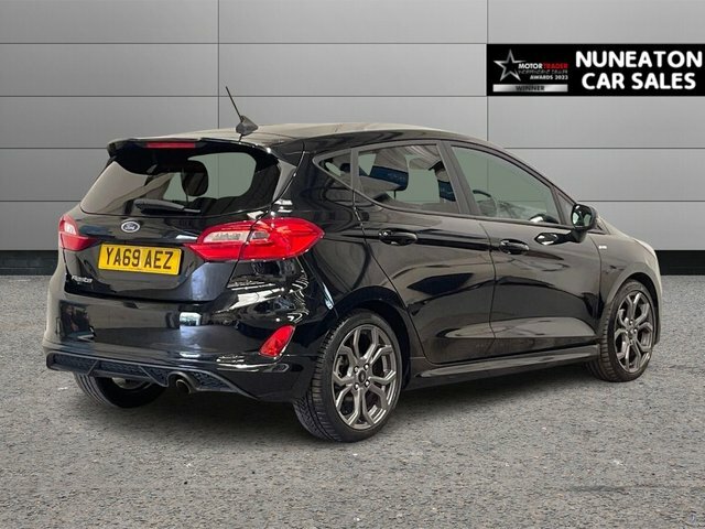 Ford Fiesta 1.0T Ecoboost Gpf St-line Hatchback Man YA69AEZ Black #3
