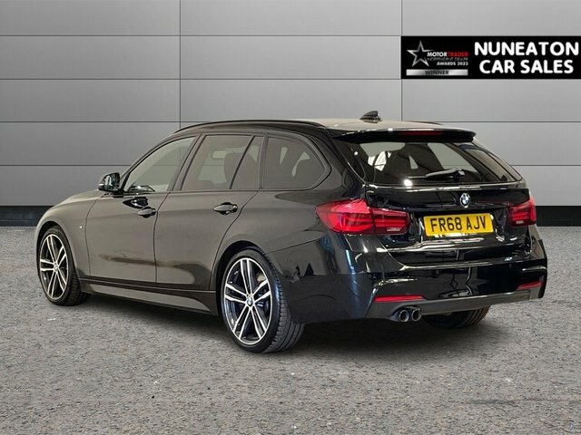 BMW 3 Series 2.0 320I M Sport Shadow Edition Touring FR68AJV Black #5