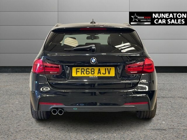 BMW 3 Series 2.0 320I M Sport Shadow Edition Touring FR68AJV Black #4