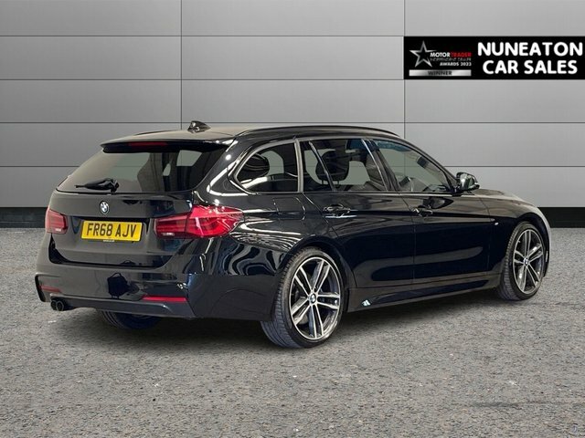 BMW 3 Series 2.0 320I M Sport Shadow Edition Touring FR68AJV Black #3