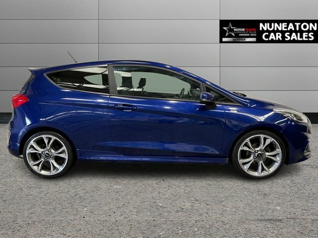 Ford Fiesta 1.0T Ecoboost St-line Hatchback BP18XBZ Blue #2