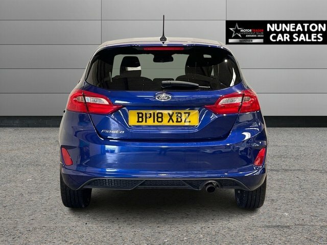 Ford Fiesta 1.0T Ecoboost St-line Hatchback BP18XBZ Blue #4