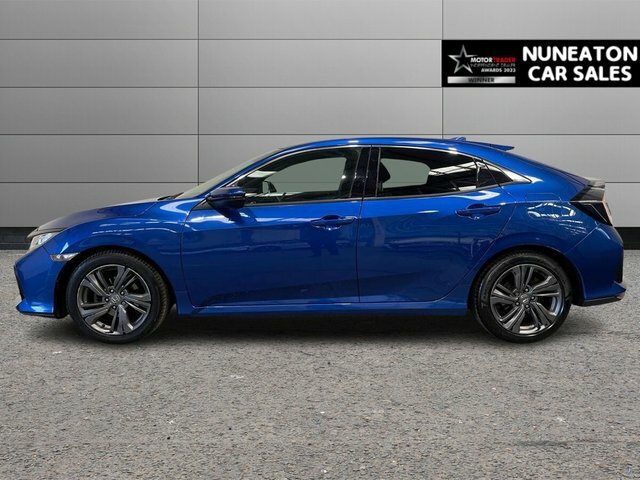 Honda Civic 1.0 Vtec Turbo Sr Hatchback Cvt Euro 6 WX69YRF Blue #6