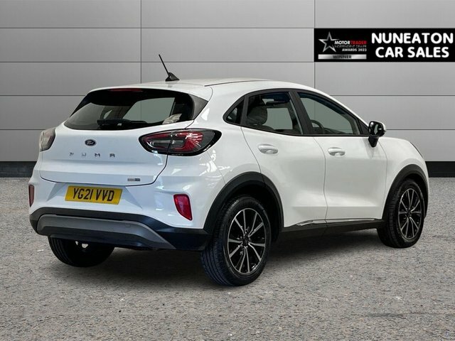 Ford Puma 1.0T Ecoboost Mhev Titanium Suv YG21VVD White #3