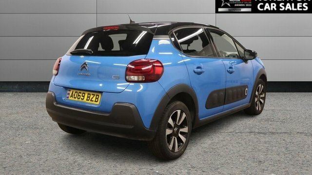 Citroen C3 1.2 Puretech Gpf Flair Hatchback AO69BZB Blue #3