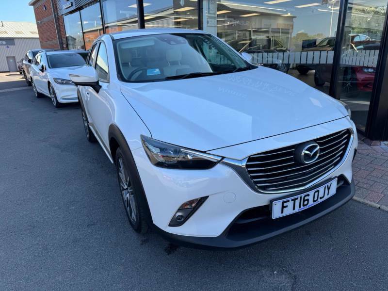 Mazda CX-3 2.0 Skyactiv-g Sport Nav Euro 6 Ss - 2016 FT16OJY White #2
