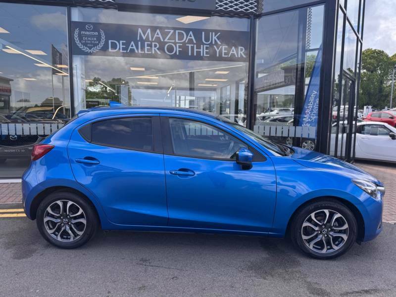 Mazda 2 1.5 Skyactiv-g Sport Nav Euro 6 Ss - 2018 SM67LFZ Blue #6
