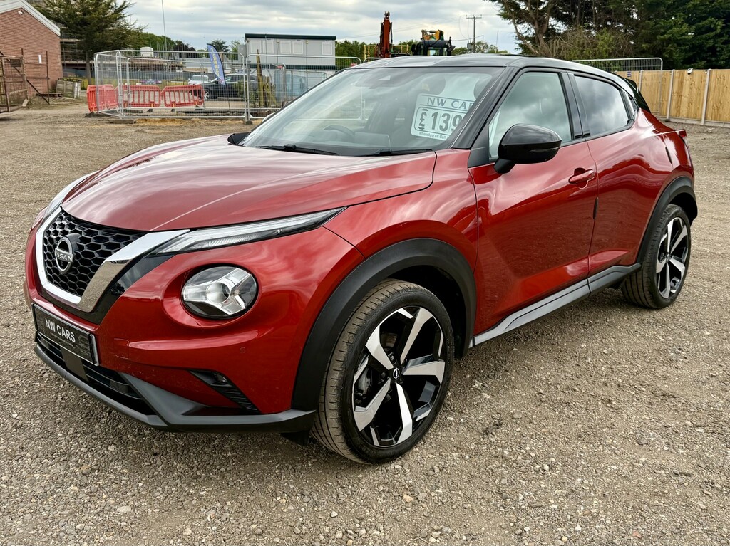 Nissan Juke 1.0 Dig-t Tekna 2022 P27MJG Red #3