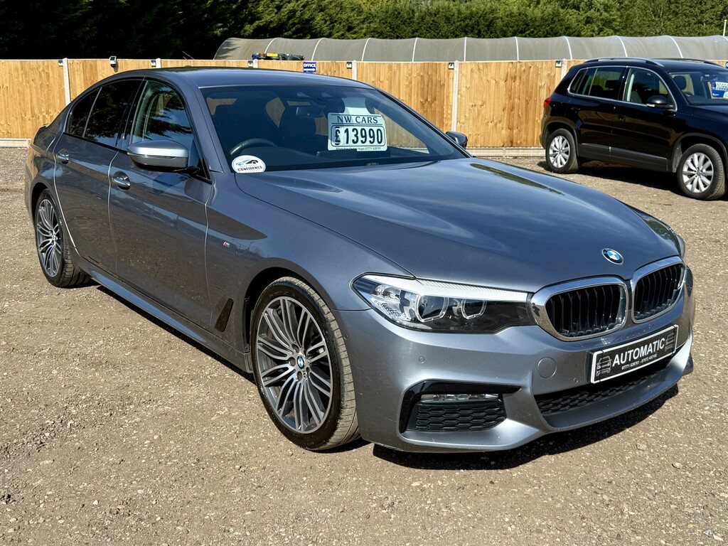 BMW 5 Series 2.0 520D M Sport Saloon 2017 Blue