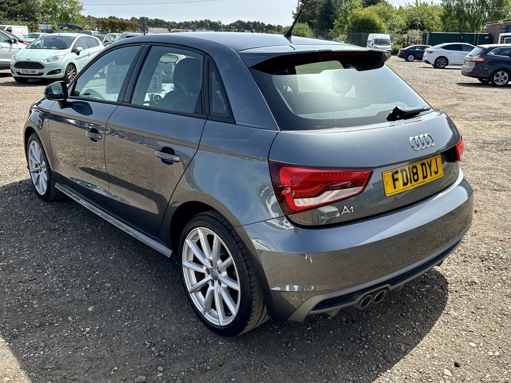 Audi A1 1.4 Tfsi S Line 2018 FD18DYJ Grey #5