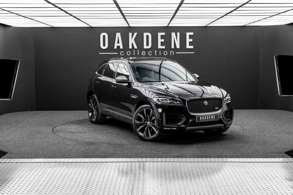 Jaguar F-Pace 3.0 D300 V6 300 Sport Awd Euro 6 Ss DK70WWZ Black #6