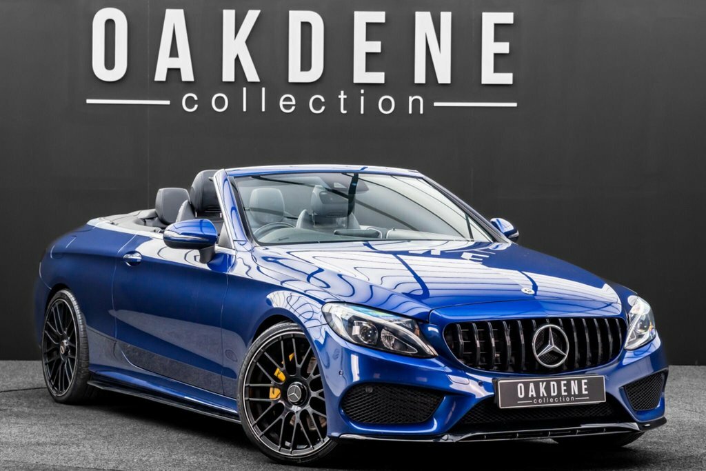 Mercedes-Benz C Class 2.1 C250d Amg Line Premium Plus Cabriolet G-tron Blue