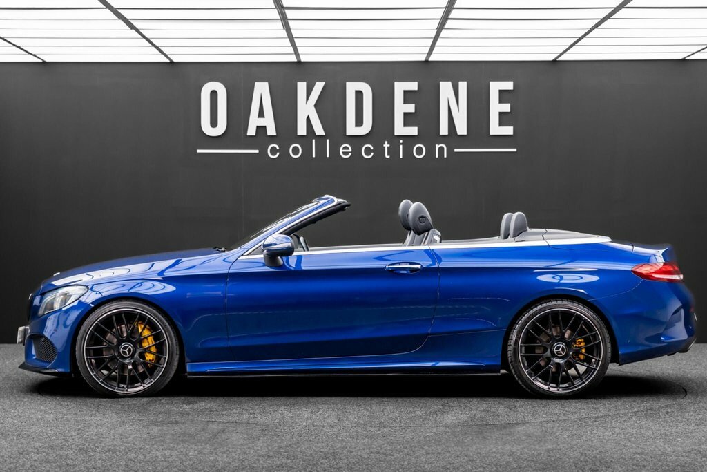 Mercedes-Benz C Class 2.1 C250d Amg Line Premium Plus Cabriolet G-tron KW67RXP Blue #3
