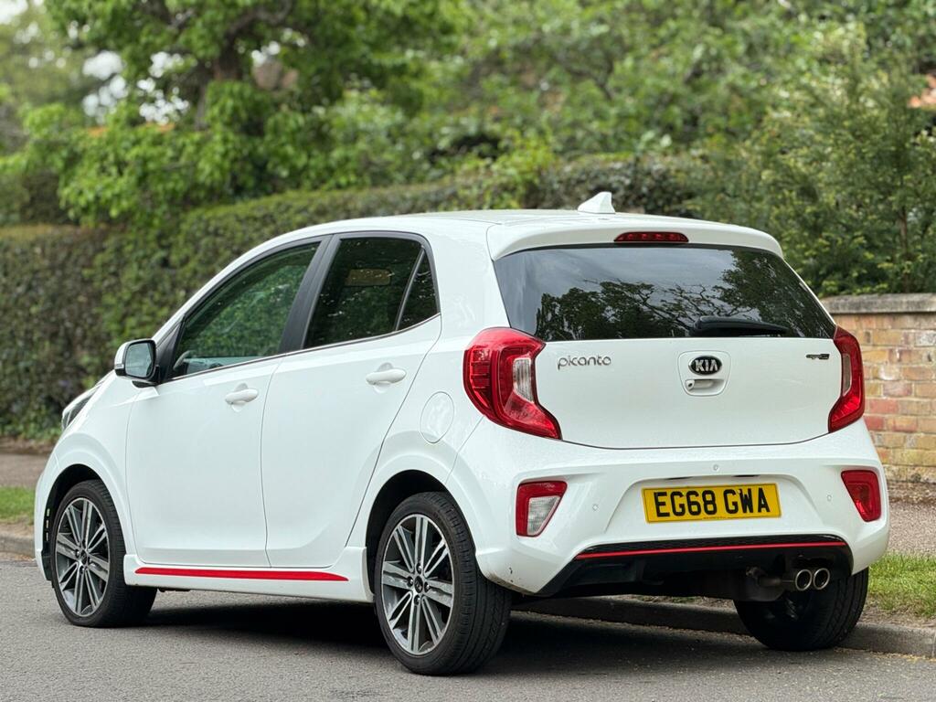 Kia Picanto 1.0 T-gdi Gt-line Euro 6 EG68GWA White #6